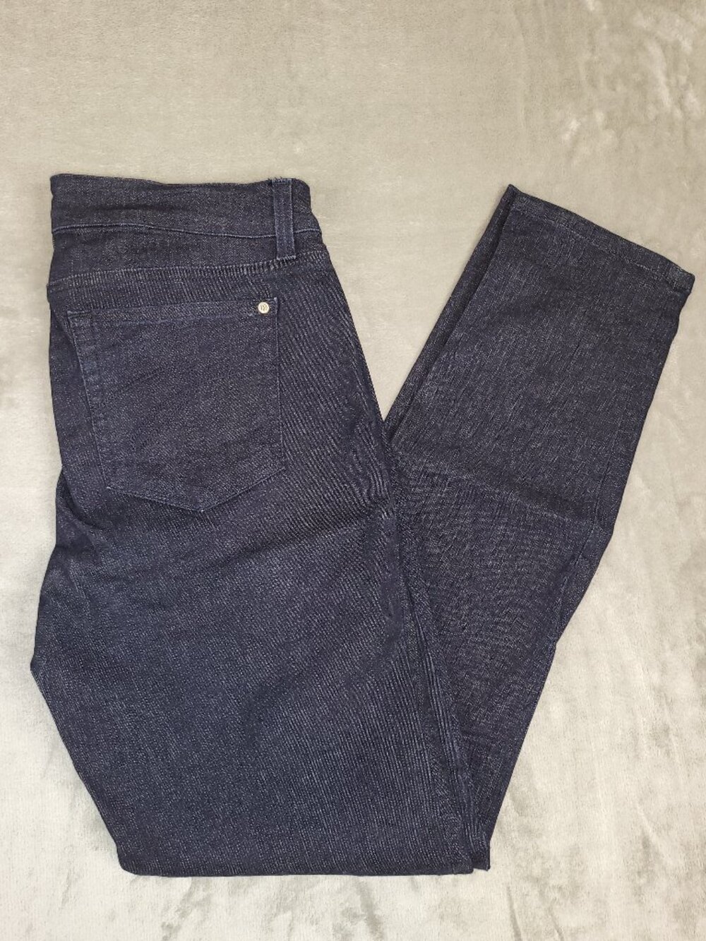 Miraclebody Dark Wash Straight Stretch Jeans Womens Size 10 Slimming High Waist